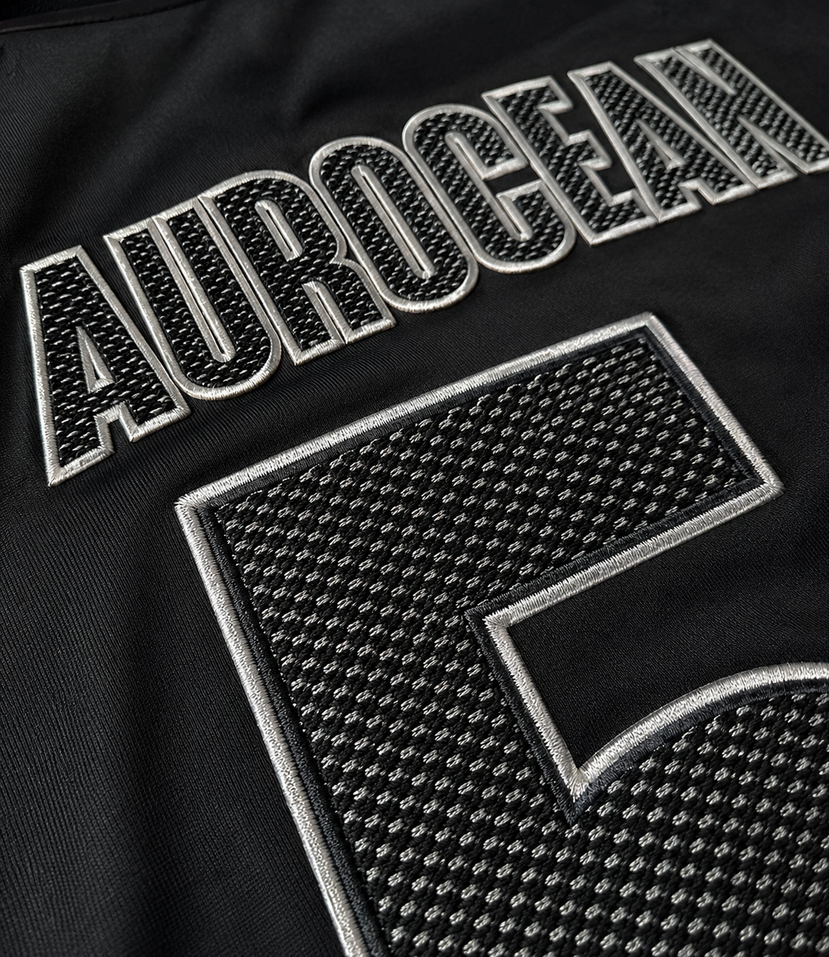 Aurocean Dark Embroidered Oversized Jersey T-Shirt