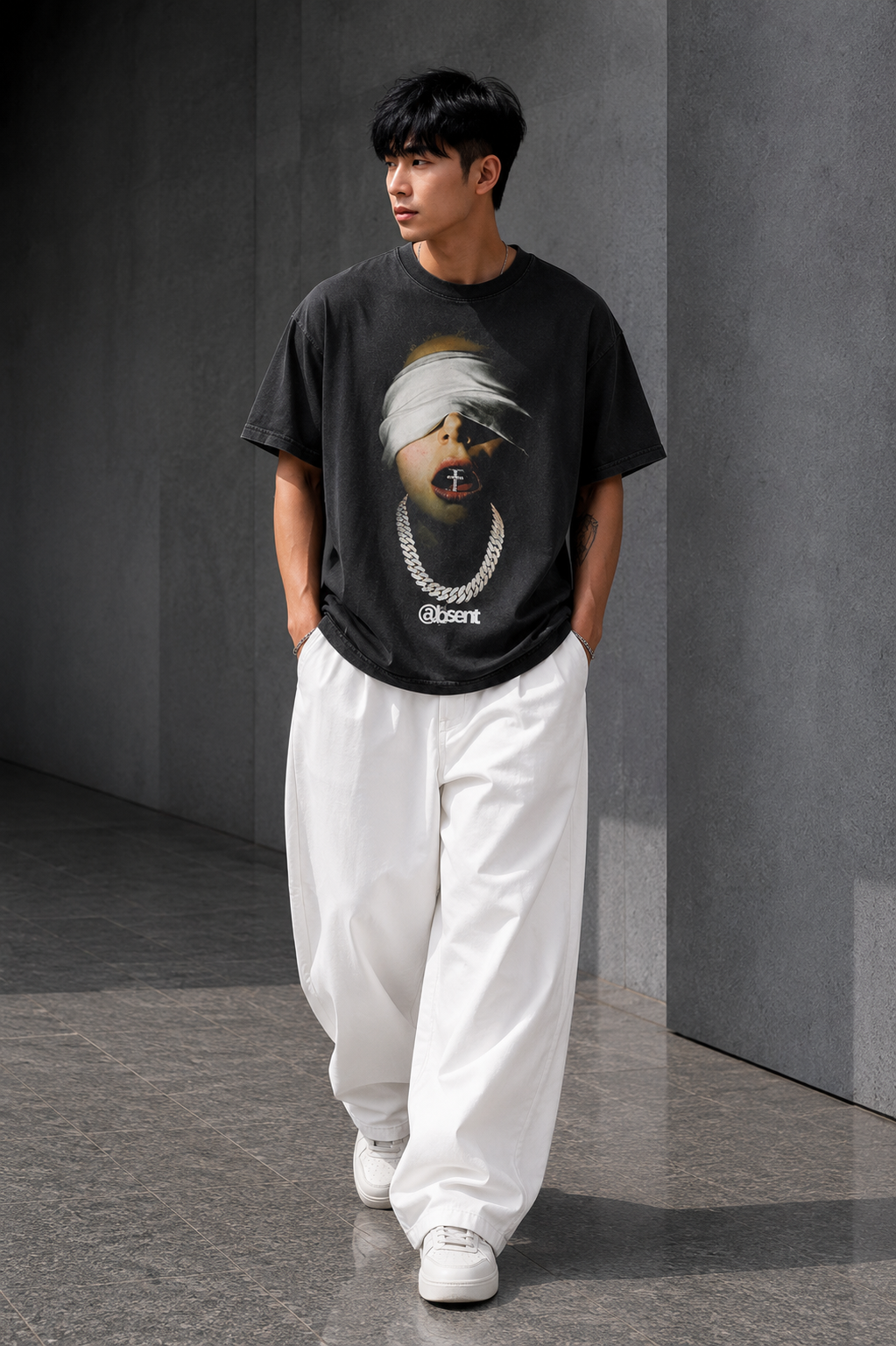 Future Structure “Silent Absence” Vintage T-Shirt