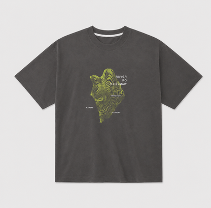 NANS Abstract Graphic Oversized T-Shirt