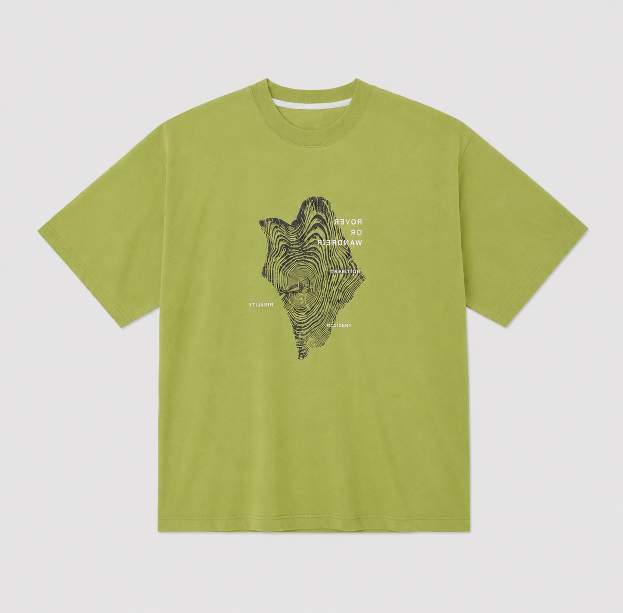 NANS Abstract Graphic Oversized T-Shirt