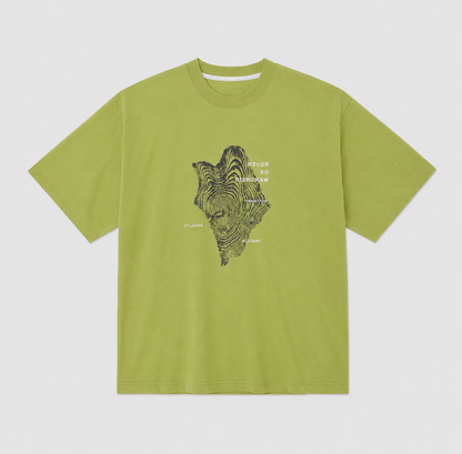 NANS Abstract Graphic Oversized T-Shirt