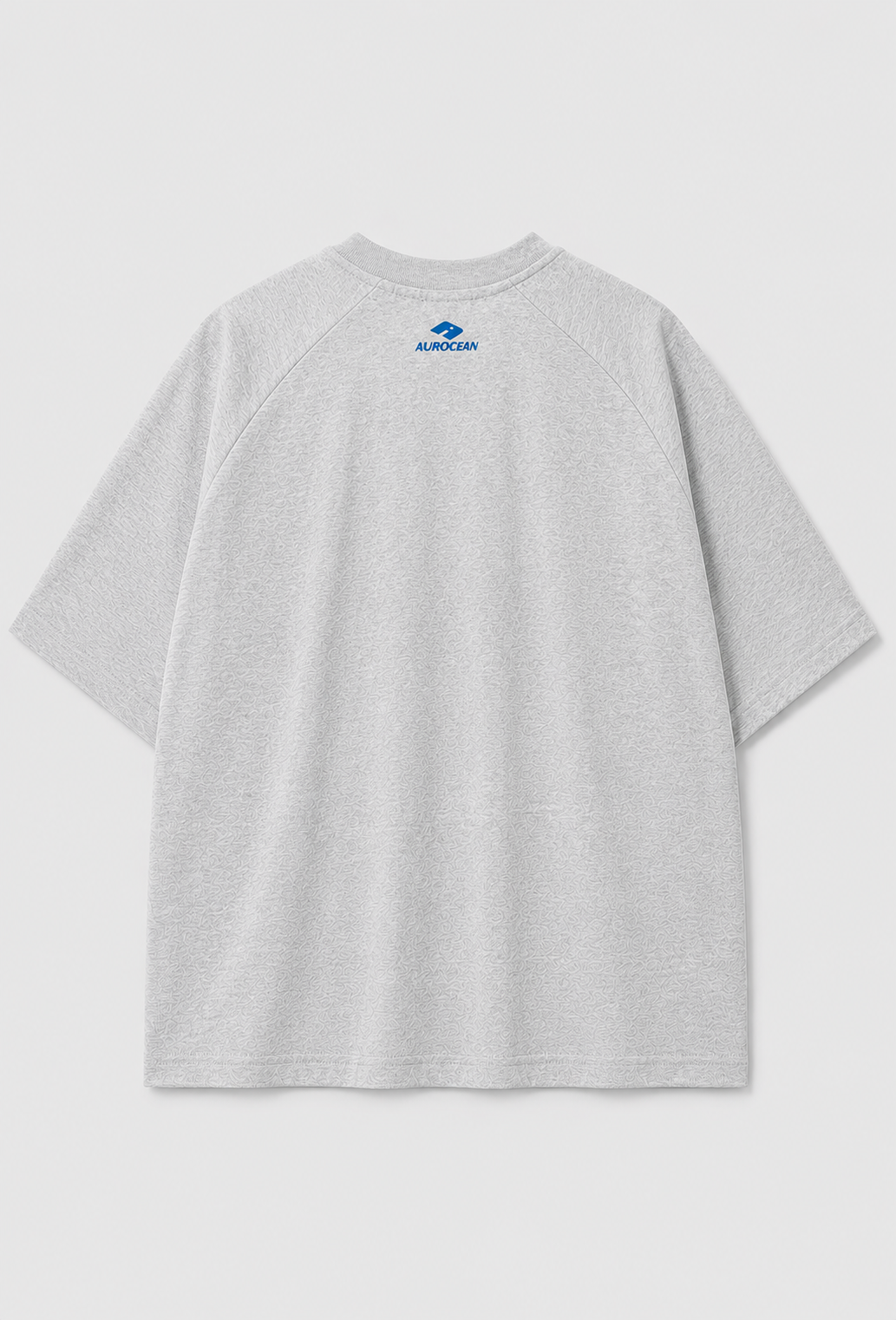 Aurocean Thermal Print Oversized T-Shirt – Grey