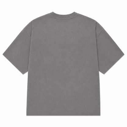 NANS Mesh Panel Oversized V-Neck T-Shirt