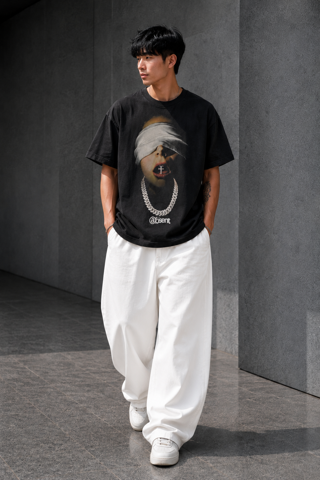 Future Structure “Silent Absence” Vintage T-Shirt