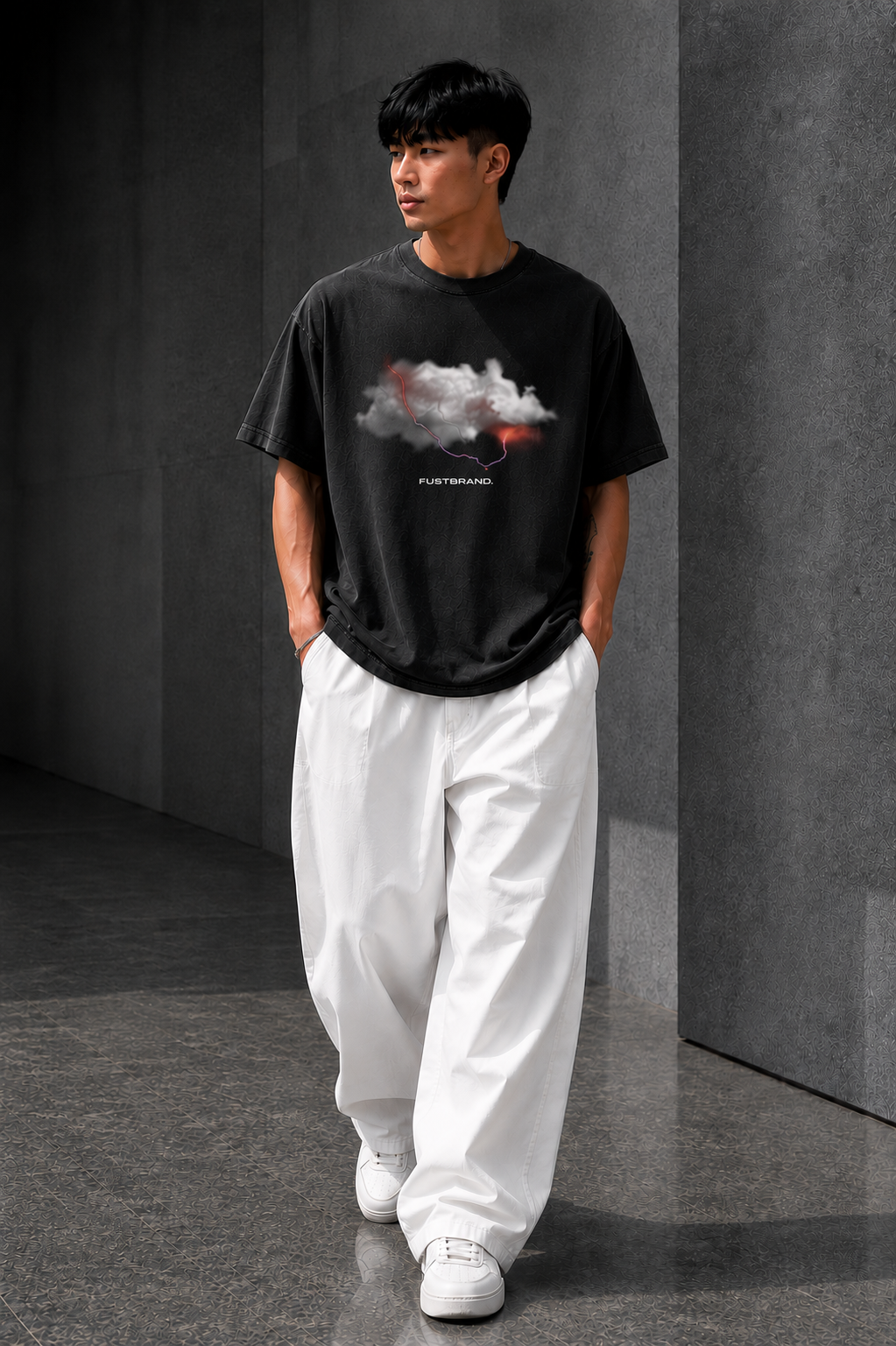 Future Structure Lightning Cloud T-Shirt