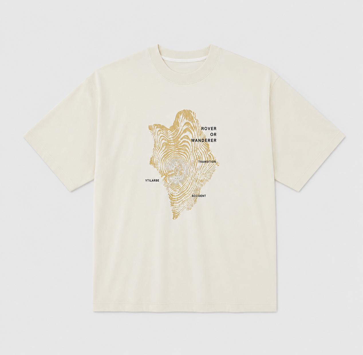 NANS Abstract Graphic Oversized T-Shirt
