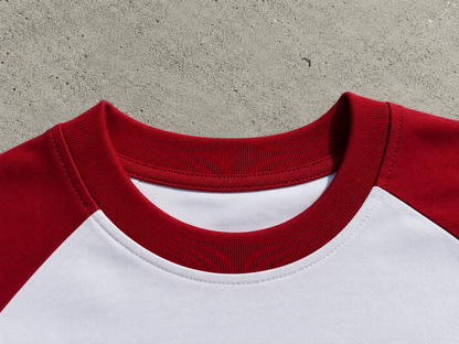 Aurocean American Vintage Raglan Oversized T-Shirt
