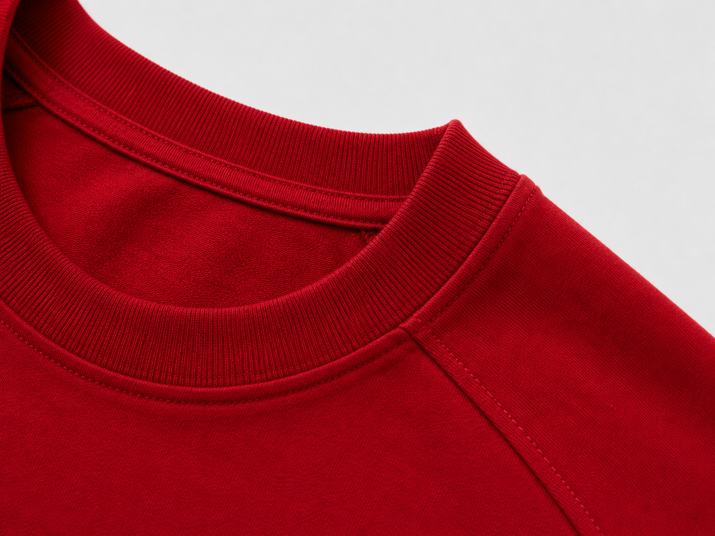 Aurocean Vintage Oversized Cotton T-Shirt – Red