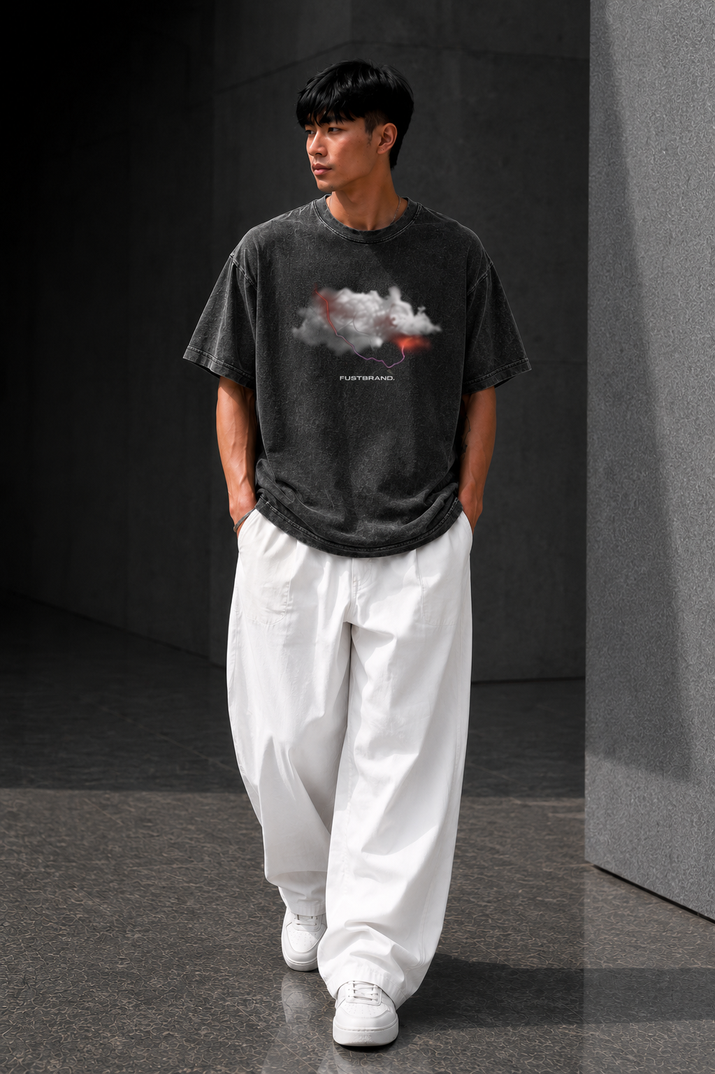 Future Structure Lightning Cloud T-Shirt