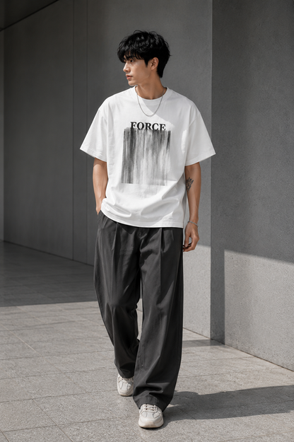 NANS Brush Print T-Shirt