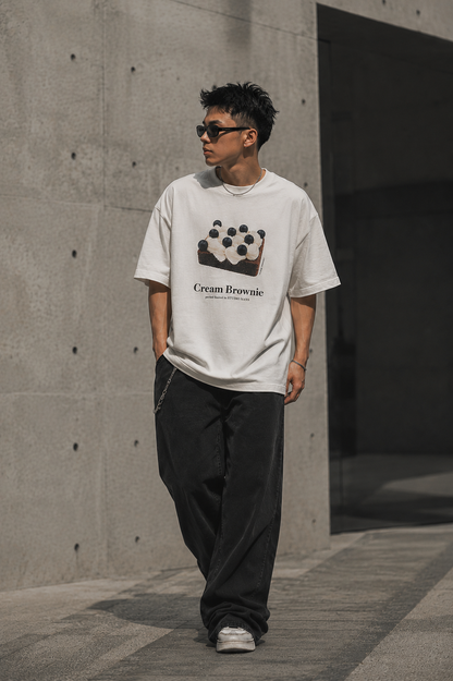 NANS “Summer Limited” Food Graphic Oversized T-Shirt