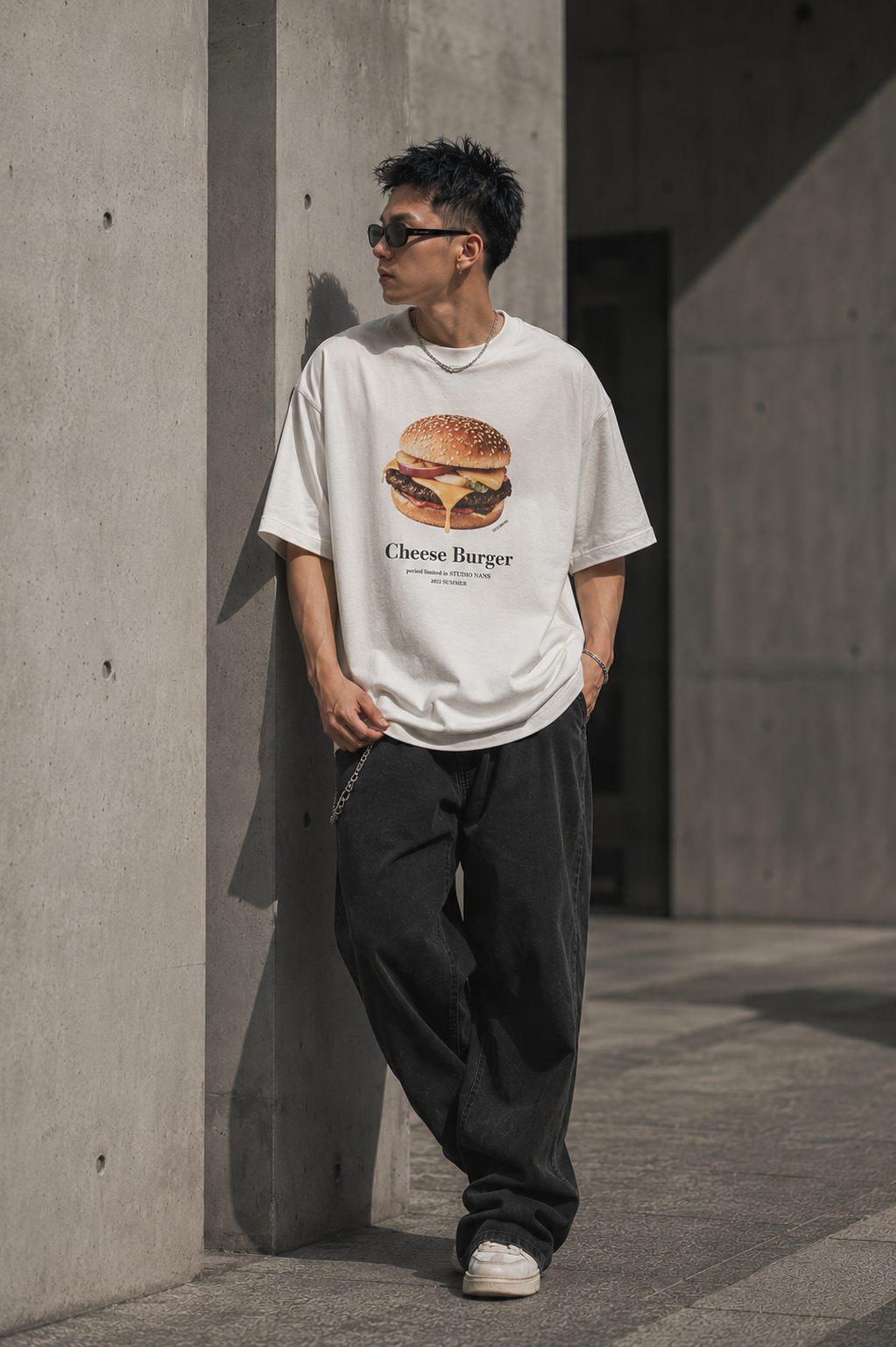 NANS “Summer Limited” Food Graphic Oversized T-Shirt