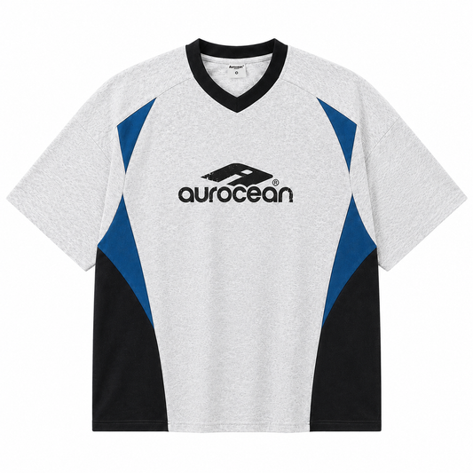 Aurocean Vintage Sport Contrast Oversized T-Shirt