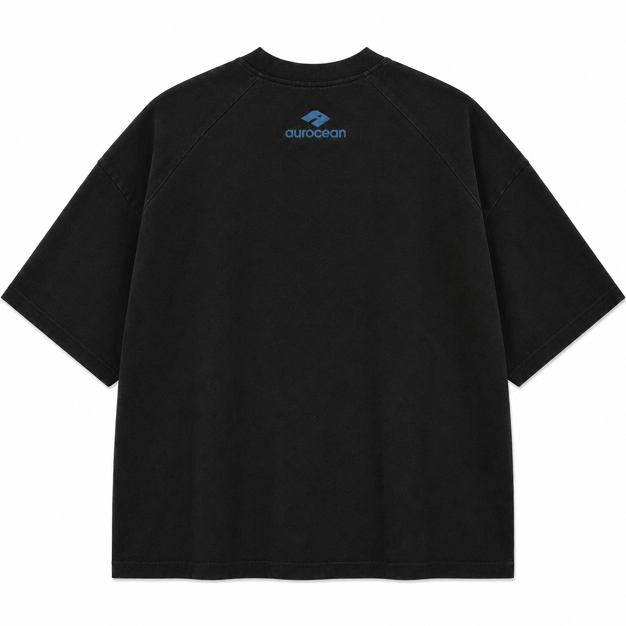 Aurocean Washed Vintage Distressed Edge Oversized T-Shirt