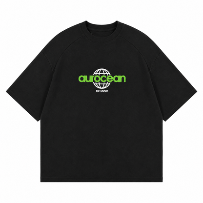 Aurocean Vintage Utility Oversized T-Shirt