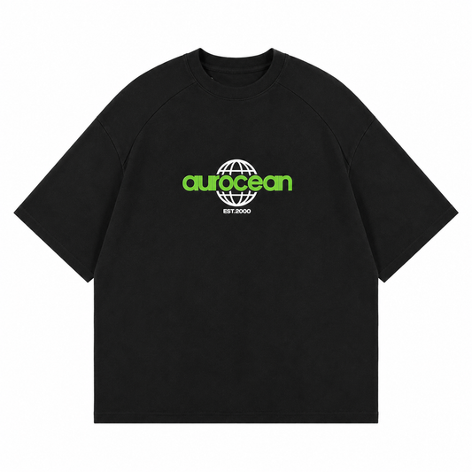 Aurocean Vintage Utility Oversized T-Shirt