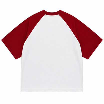 Aurocean American Vintage Raglan Oversized T-Shirt