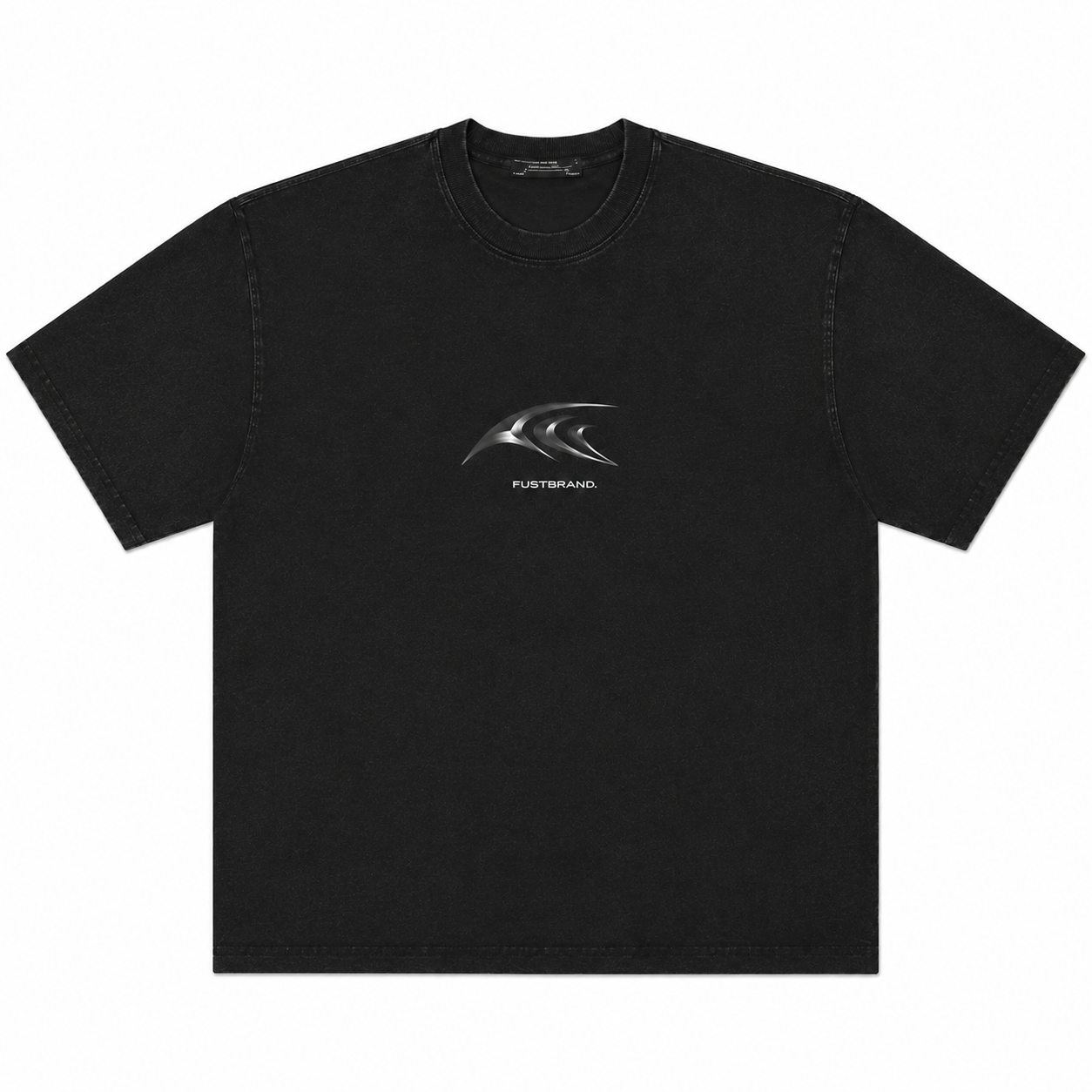 Future Structure Metallic Logo Washed T-Shirt