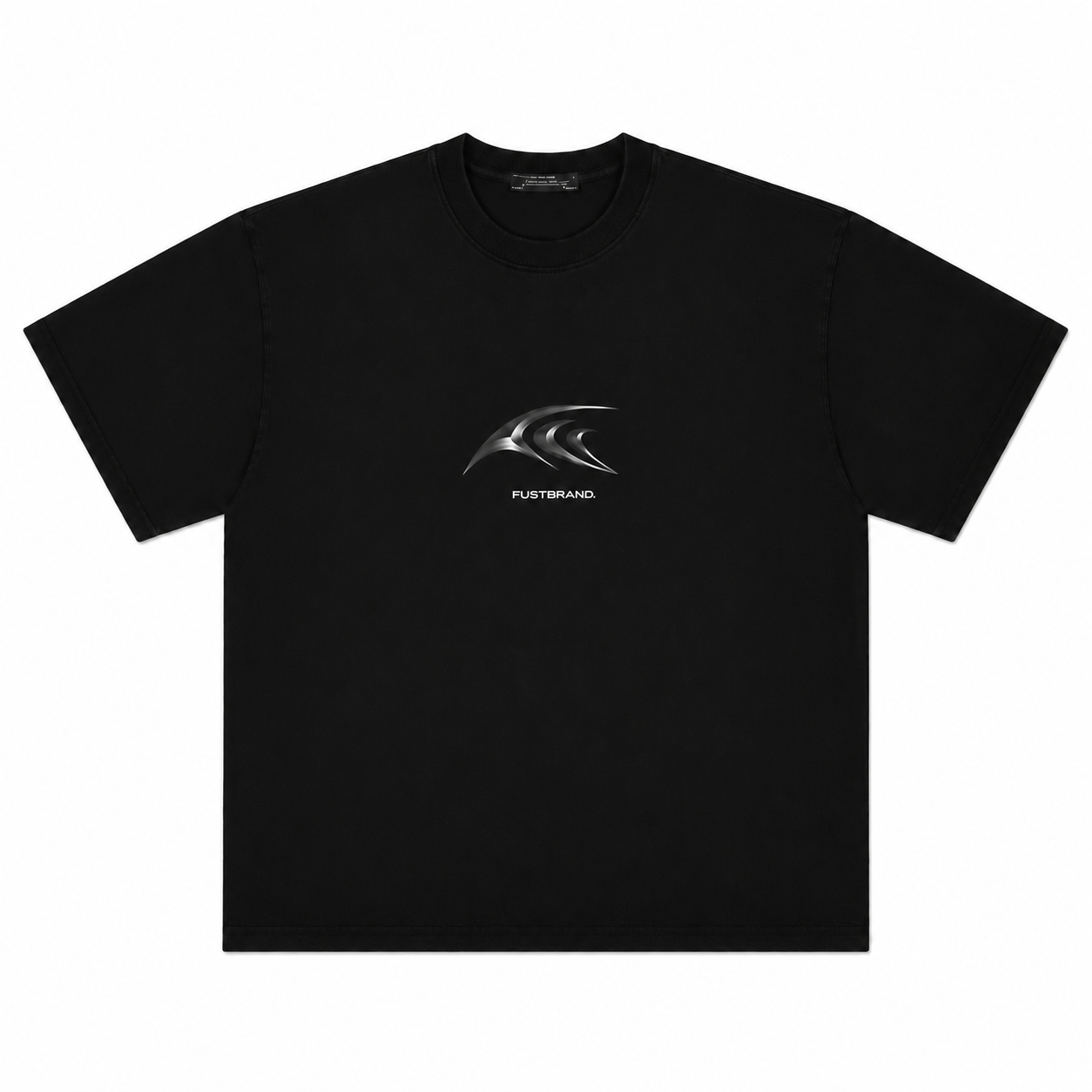 Future Structure Metallic Logo Washed T-Shirt