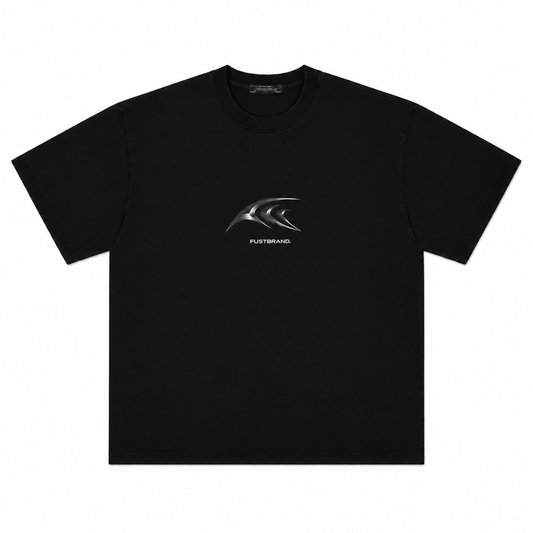 Future Structure Metallic Logo Washed T-Shirt