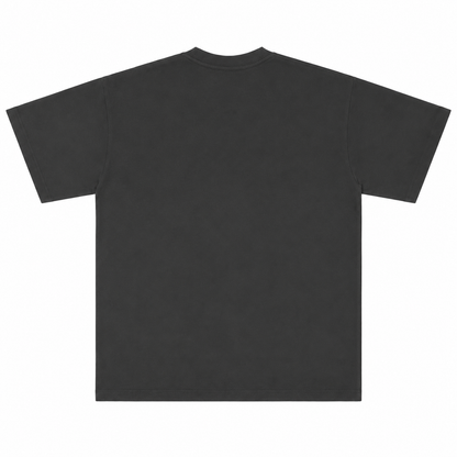 Future Structure Metallic Heart Graphic T-Shirt