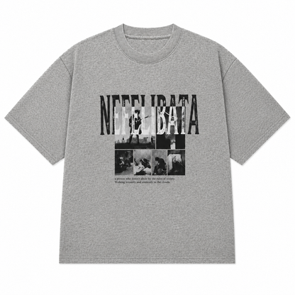 NANS Photo Letter Print T-Shirt