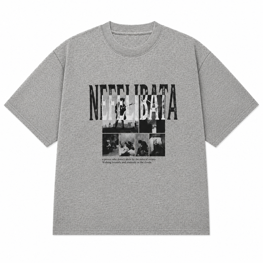 NANS Photo Letter Print T-Shirt