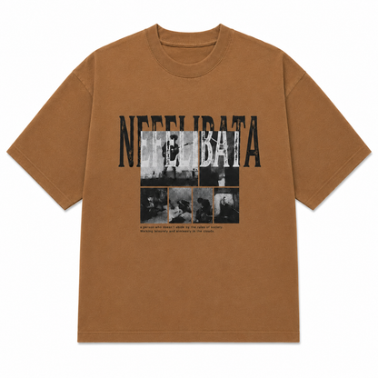 NANS Photo Letter Print T-Shirt