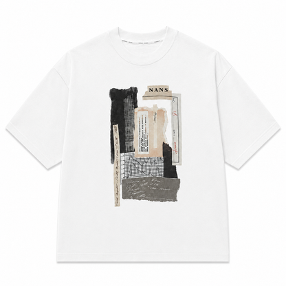 NANS Brush Print T-Shirt