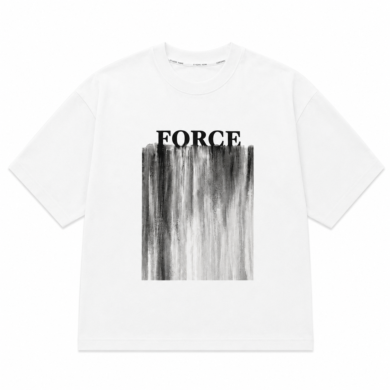 NANS Brush Print T-Shirt