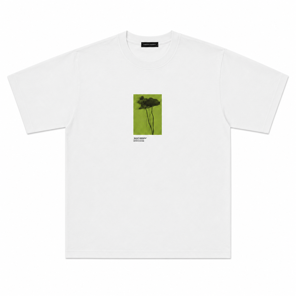 NANS “Silent Growth” Floral Silhouette T-Shirt