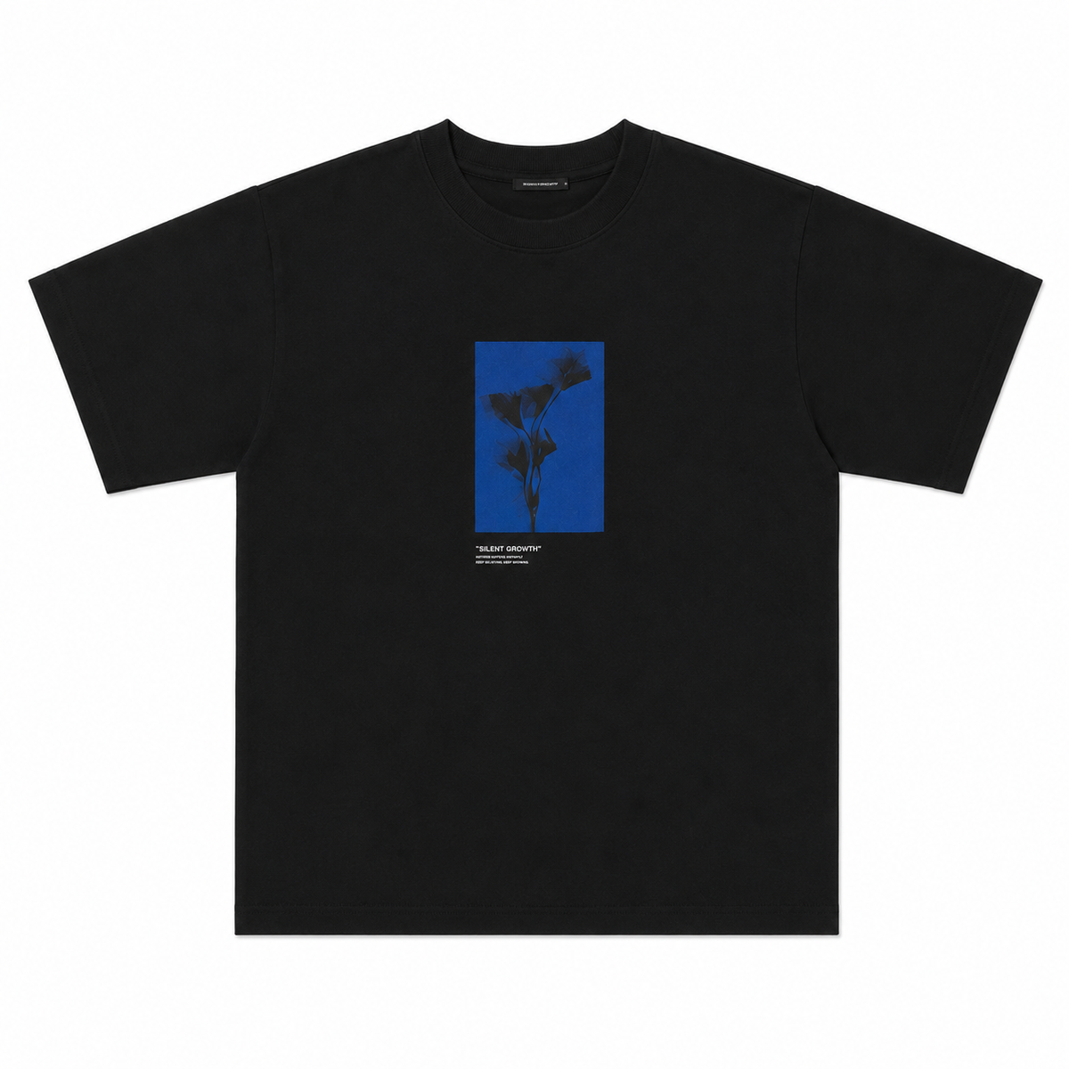 NANS “Silent Growth” Floral Silhouette T-Shirt